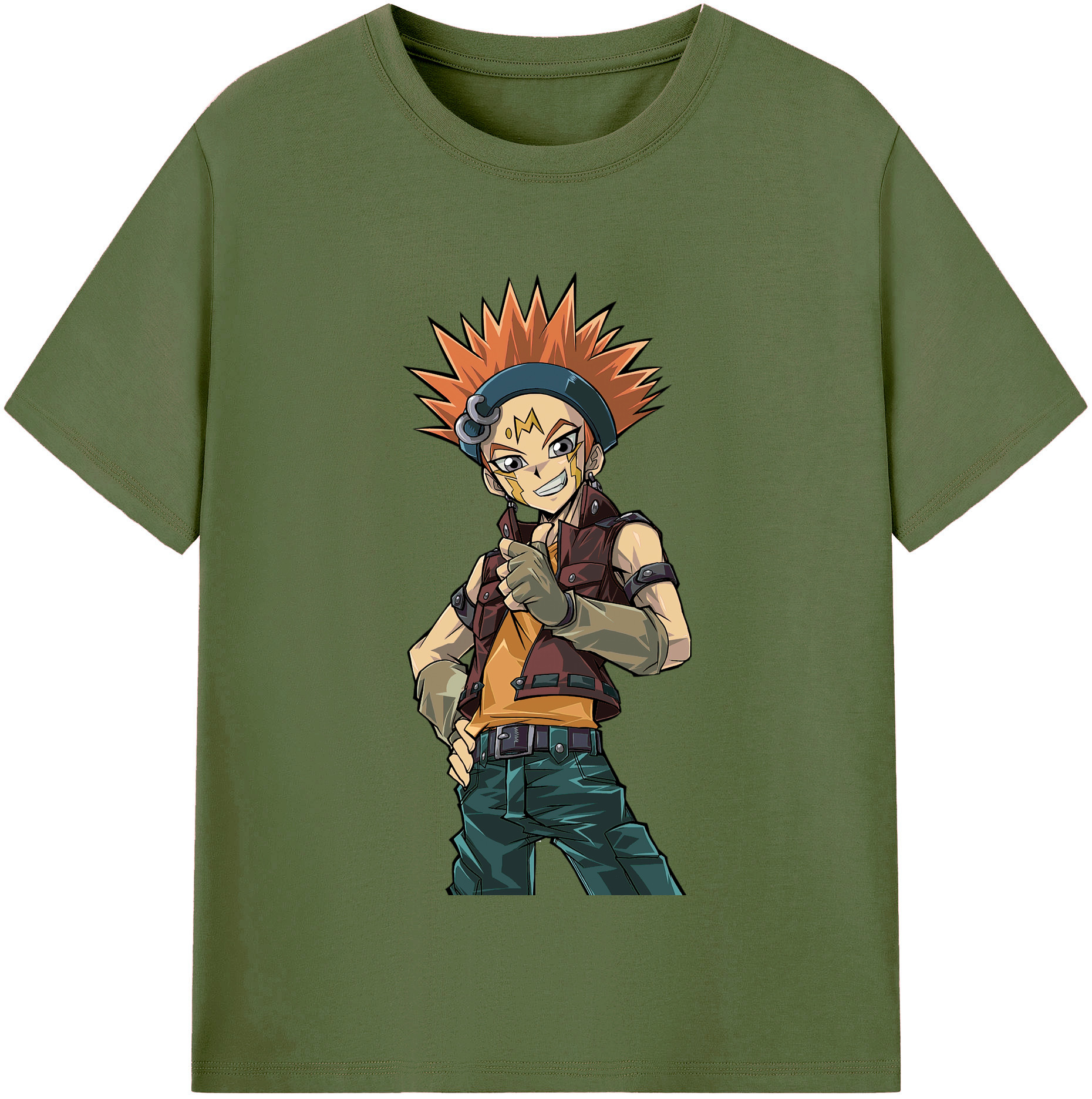（画像用） 遊☆戯☆王 Yu-Gi-Oh! 綿100％半袖Tシャツ（フロントプリント）